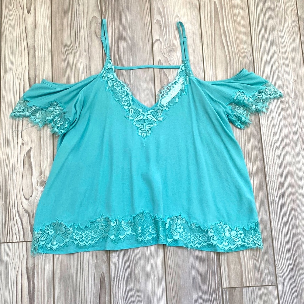 Astr off the shoulder blouse.